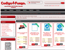 Tablet Screenshot of codigofuego.com